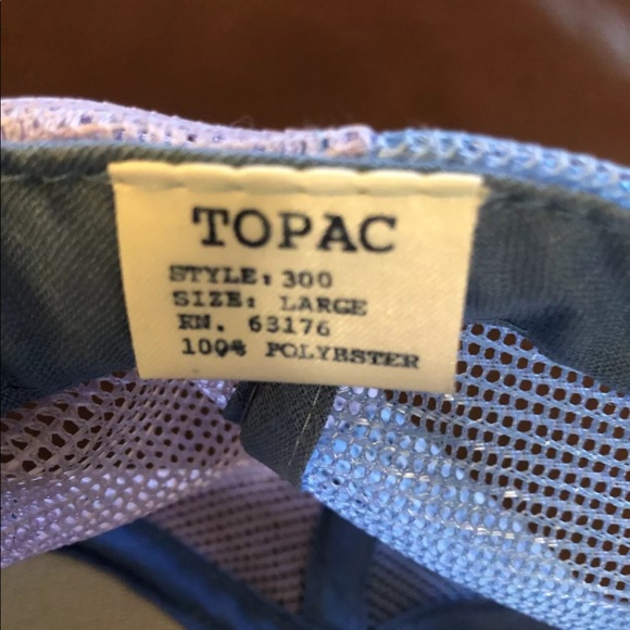 NBC Sports Embroidered peacock Logo Vintage SnapBack Trucker Hat Cap Blue/Gray - Picture 11 of 12